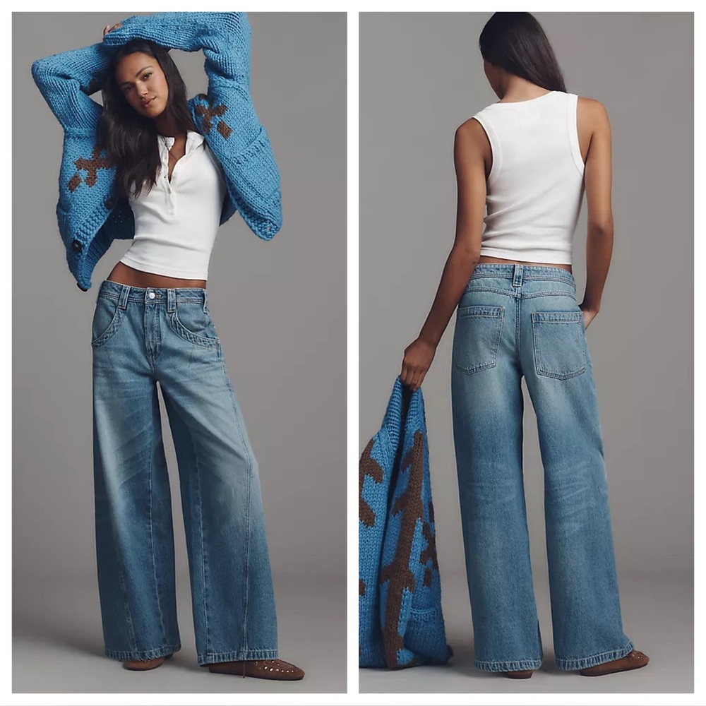 Anthropologie Pilcro Kenny High Rise Tapered Jeans